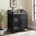 Middlebrook Pierpont Industrial-Style Mesh Bar Cabinet