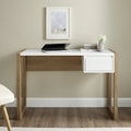 Two-Tone One-Drawer Writing Desk by Middlebrook