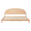 Solid Pine King Bed with Arched Headboard by Middlebrook Designs