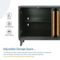 Rattan Storage Sideboard Cabinet