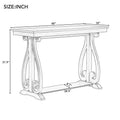 48-Inch Rustic Vintage Console Table - Farmhouse Entryway Furniture