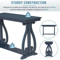 48-Inch Rustic Vintage Console Table - Farmhouse Entryway Furniture