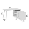 Bush Business Furniture Vista 60-Inch L-Shaped Desk with Storage Cabinet