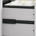 Bush Furniture Key West 60-Inch L-Shaped Desk with Rolling File Cabinet