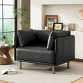 Christopher Knight Home Daphne Faux Leather Lounge Chair