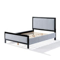 Christopher Knight Home Upholstered Platform Bed with Soft Headboard - King/Queen Size