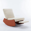 GDFStudio Contemporary Rocking Recliner with Footrest