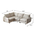 Christopher Knight Home - Evelyn Contemporary Modular L-Shaped Upholstered Sectional Sofa