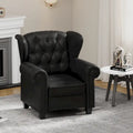 Contemporary Tufted Push-Back Recliner Armchair
