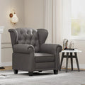 Contemporary Tufted Push-Back Recliner Armchair