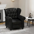 Contemporary Tufted Push-Back Recliner Armchair