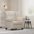 Contemporary Tufted Push-Back Recliner Armchair
