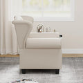 Contemporary Tufted Push-Back Recliner Armchair