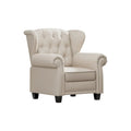 Contemporary Tufted Push-Back Recliner Armchair