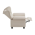 Contemporary Tufted Push-Back Recliner Armchair