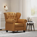 Contemporary Tufted Push-Back Recliner Armchair