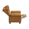 Contemporary Tufted Push-Back Recliner Armchair