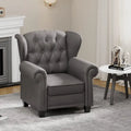 Contemporary Tufted Push-Back Recliner Armchair