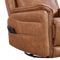 Christopher Knight Home Harrison Soft Power Swivel Rocker Recliner with Heating & Massage, Featuring Pillow Top Arms for Living Areas