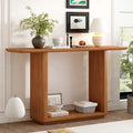Christopher Knight Home - Mirod Stylish Minimalist Console Table with Curved Corners and U-Base
