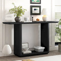 Christopher Knight Home - Mirod Stylish Minimalist Console Table with Curved Corners and U-Base