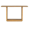 Christopher Knight Home - Mirod Stylish Minimalist Console Table with Curved Corners and U-Base