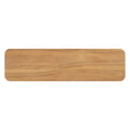 Christopher Knight Home - Mirod Stylish Minimalist Console Table with Curved Corners and U-Base