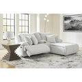 Signature Design by Ashley Top Tier 3-Piece Reclining Sectional Sofa with Chaise - Dimensions: 105W x 74D x 41H