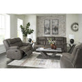 Signature Design by Ashley First Base Gray 3-Piece Upholstery Set - Dimensions: 86W x 40D x 41H