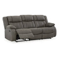 Signature Design by Ashley First Base Gray 3-Piece Upholstery Set - Dimensions: 86W x 40D x 41H
