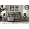 Signature Design by Ashley First Base Gray 3-Piece Upholstery Set - Dimensions: 86W x 40D x 41H
