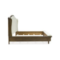 Signature Design by Ashley Sturlayne Brown and Beige Upholstered Bed Frame