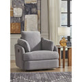Signature Design by Ashley Modmax Dark Gray Reclining Swivel Glider Chair