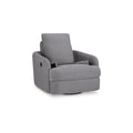 Signature Design by Ashley Modmax Dark Gray Reclining Swivel Glider Chair