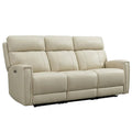 81.5" Genuine Leather Zero Gravity Power Recliner Sofa with Power Headrest and USB/USB-C Ports