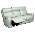 81.5" Genuine Leather Zero Gravity Power Recliner Sofa with Power Headrest and USB/USB-C Ports