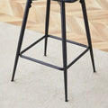 Pair of Swivel Bar Stools with Comfortable Linen Cushions - Counter Height Seating for Kitchen Islands, Dining Areas, or Pubs