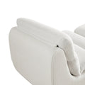 34-Inch Modern Upholstered Sofa with Ottoman - Perfect for Small Spaces