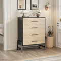 Freestanding 4-Drawer Dresser with Storage - 38.6" Tall