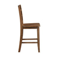 5-Piece Wooden Counter Height Dining Set: Square Table and 4 Chairs for Your Kitchen