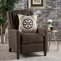 Roomfitters Classic Fabric Push-Back Recliner Chair - Elegant Seating for Living Room and Bedroom