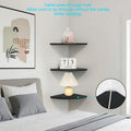 Corner Wall Shelves - Dimensions: 10D x 10W x 0.7H