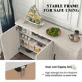 Costway 3-Door Storage Sideboard Buffet Cabinet Console
