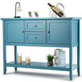 Costway Wooden Sideboard Buffet Console Table with Drawers