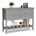 Costway Wooden Sideboard Buffet Console Table with Drawers