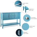 Costway Wooden Sideboard Buffet Console Table with Drawers