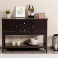Costway Wooden Sideboard Buffet Console Table with Drawers
