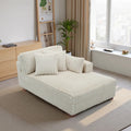DREAMSIDEA Extra-Large Right-Facing Chaise Lounge Sofa