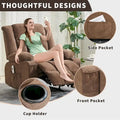 Heat and Massage Recliner Chair with Remote Control