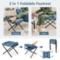 Gymax Folding Footrest Lazy Sofa Chair - Accent Leisure Armchair